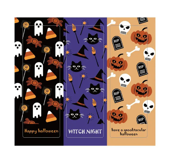 Halloween Treat Box Stickers: 5 Designs | www.sprinklebeesweet.com