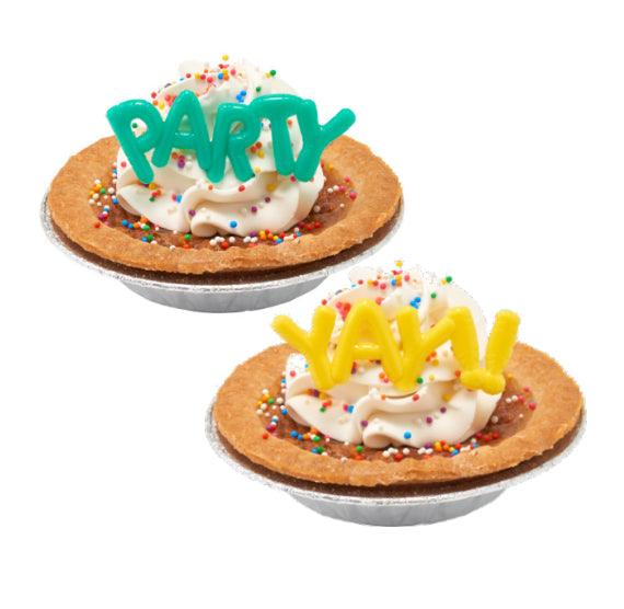 Celebration Balloon Words Cake + Cupcake Toppers: Bright Colors | www.sprinklebeesweet.com
