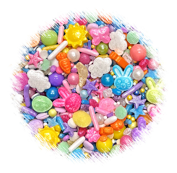 Sprinklefetti™ Sprinkles Mix: Hoppy Spring | www.sprinklebeesweet.com
