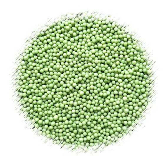 Spring Green Nonpareils | www.sprinklebeesweet.com