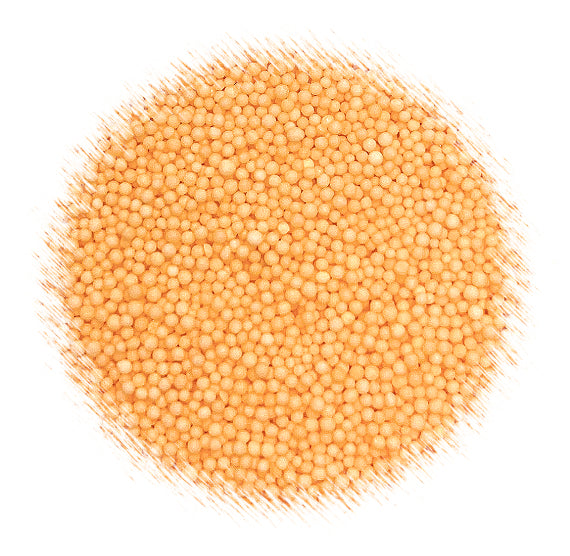Light Peach Nonpareils | www.sprinklebeesweet.com