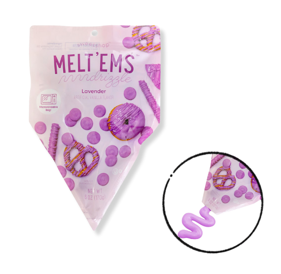 Sweetshop Melt'ems Drizzle Candy Melts Pouch: Purple | www.sprinklebeesweet.com