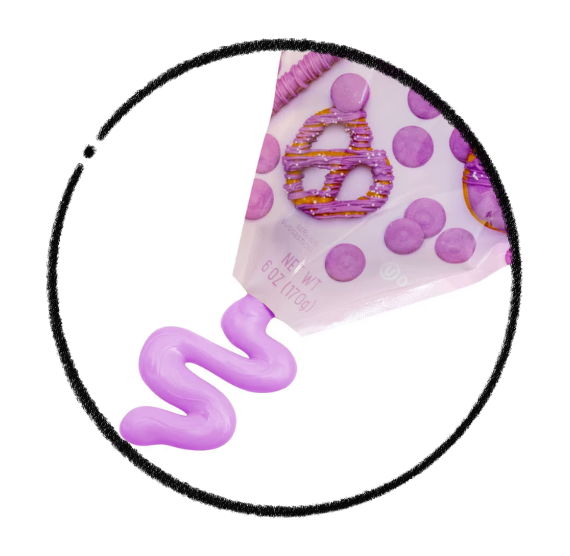 Sweetshop Melt'ems Drizzle Candy Melts Pouch: Purple | www.sprinklebeesweet.com