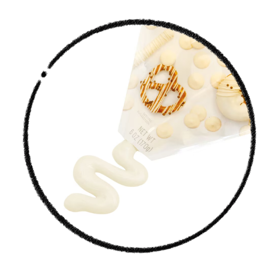 Sweetshop Melt'ems Drizzle Candy Melts Pouch: Bright White | www.sprinklebeesweet.com