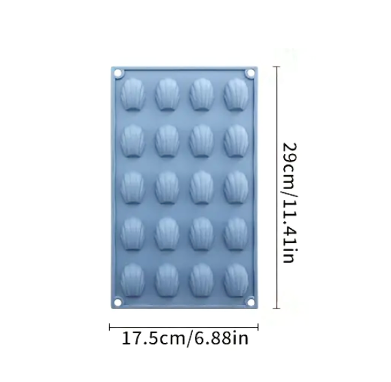 Silicone Mini Madeleine Mold | www.sprinklebeesweet.com