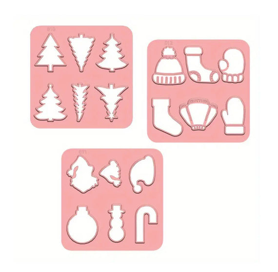 Mini Christmas Cookie Cutters Set of 3 | www.sprinklebeesweet.com