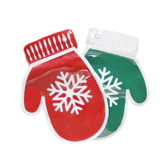 Christmas Mitten Shaped Cookie Bags | www.sprinklebeesweet.com