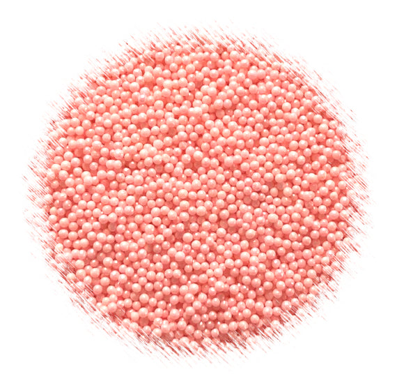 Bulk Nonpareils: Shimmer Ballet Pink | www.sprinklebeesweet.com