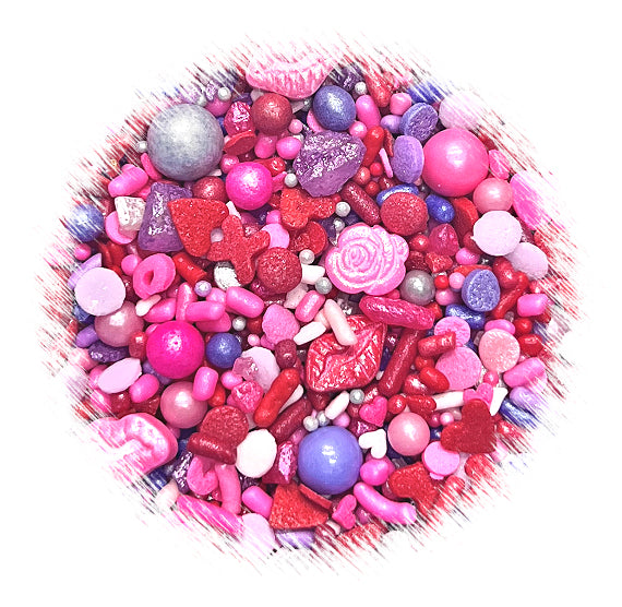 Bulk Sprinklefetti Sprinkles Mix: Kiss Me | www.sprinklebeesweet.com