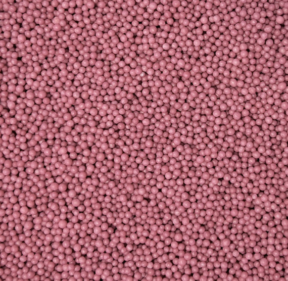 Bulk Nonpareils: Mauve Pink | www.sprinklebeesweet.com