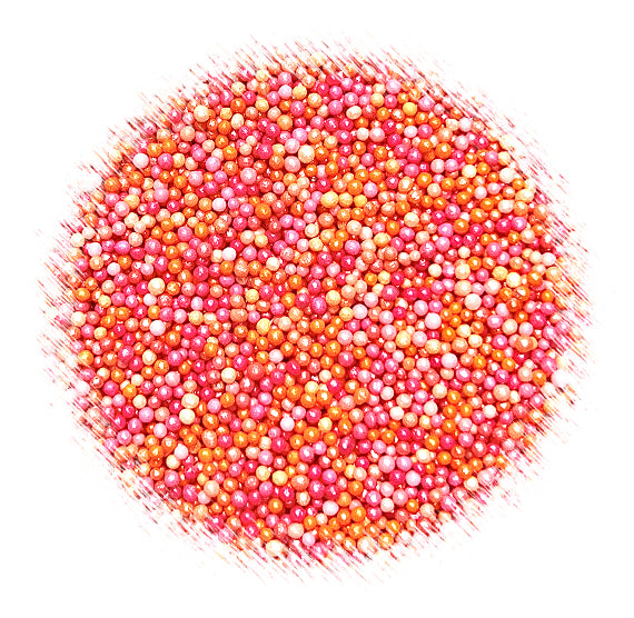 Bulk Nonpareils: Shimmer Pumpkin Sherbet | www.sprinklebeesweet.com