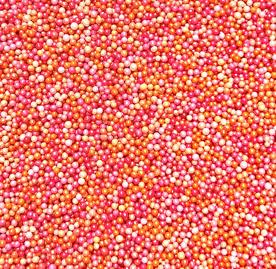 Bulk Nonpareils: Shimmer Pumpkin Sherbet | www.sprinklebeesweet.com