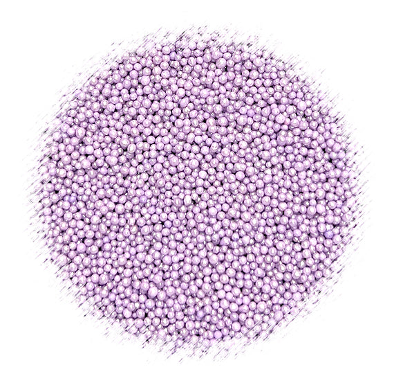 Shimmer Light Purple Nonpareils | www.sprinklebeesweet.com