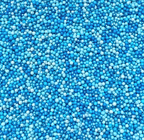 Bulk Nonpareils: Ombre Bright Blue
