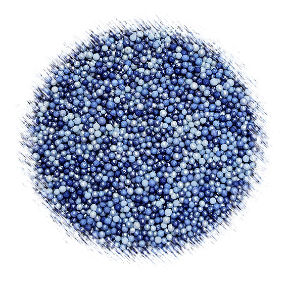 Ombré Nonpareils Mix: Gingham Blue | www.sprinklebeesweet.com