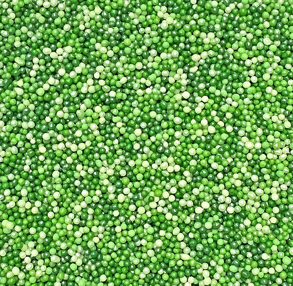 Ombré Nonpareils Mix: Green | www.sprinklebeesweet.com