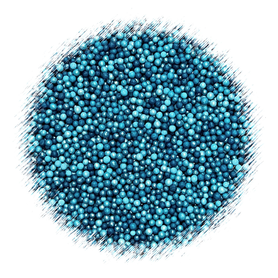 Ombré Nonpareils Mix: Ocean Teal | www.sprinklebeesweet.com