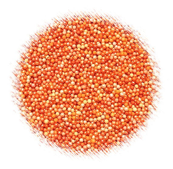 Bulk Nonpareils: Ombre Orange | www.sprinklebeesweet.com