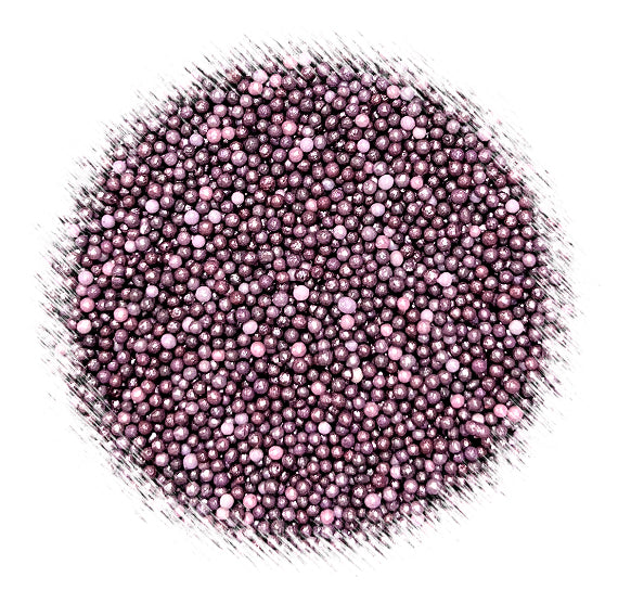 Ombré Nonpareils Mix: Plum | www.sprinklebeesweet.com