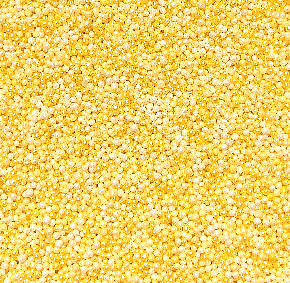 Ombré Nonpareils Mix: Soft Yellow | www.sprinklebeesweet.com