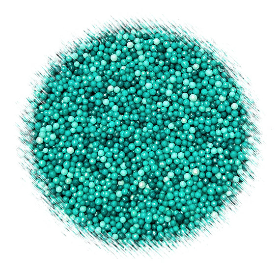 Ombré Nonpareils Mix: Teal | www.sprinklebeesweet.com