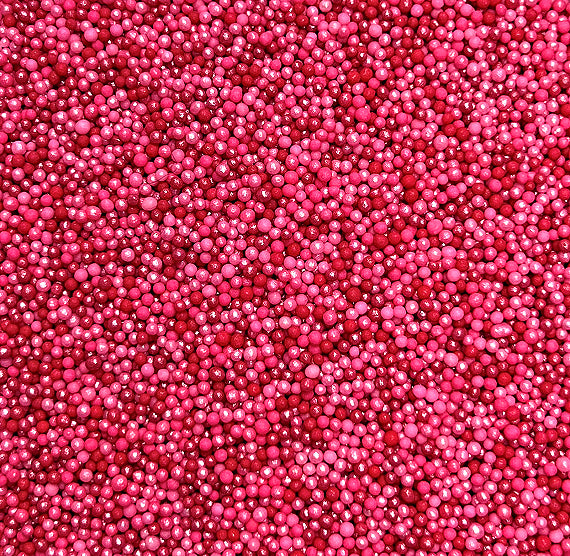 Ombré Nonpareils Mix: Vivid Pink | www.sprinklebeesweet.com