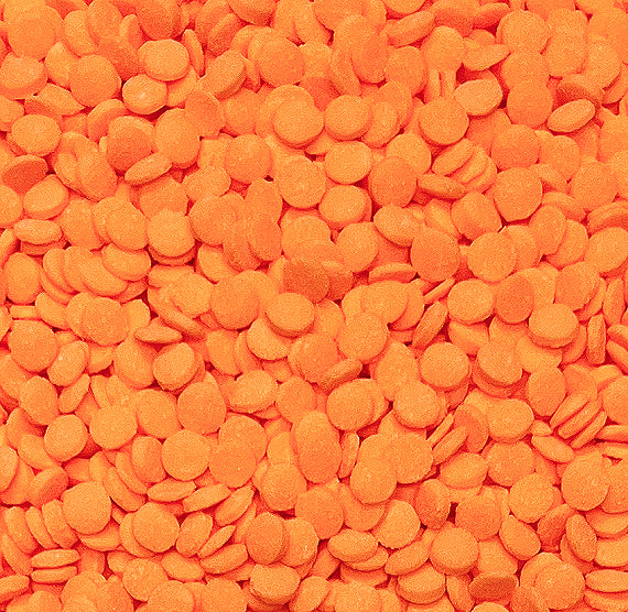 Bright Orange Dot Sprinkles: 5mm | www.sprinklebeesweet.com