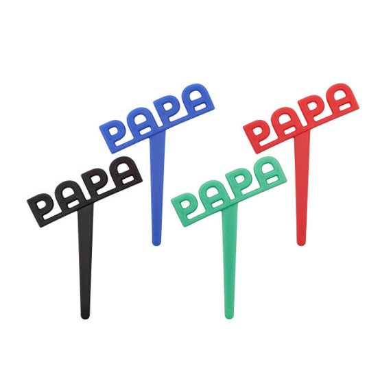 Papa Cupcake Picks | www.sprinklebeesweet.com