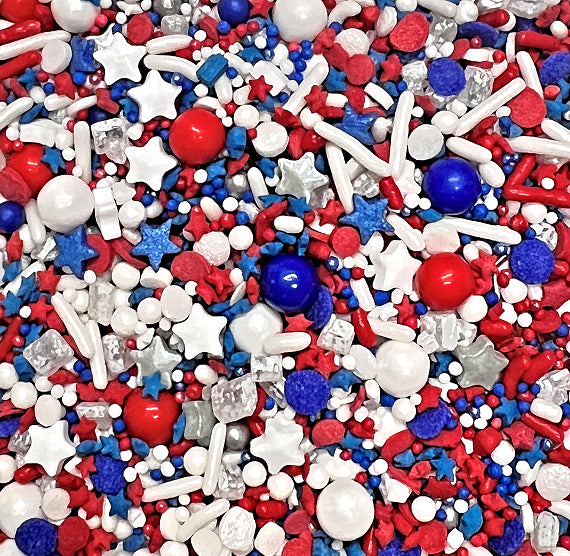 Sprinklefetti™ Patriotic Sprinkle Mix | www.sprinklebeesweet.com