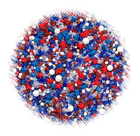 Sugarfetti™ Sprinkle Mix: Patriotic | www.sprinklebeesweet.com