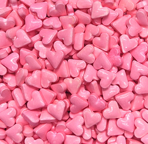Pink Heart Candy Sprinkles: Small | www.sprinklebeesweet.com