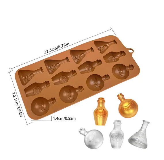 Halloween Mold: Potion Bottles | www.sprinklebeesweet.com