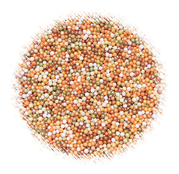 Bulk Nonpareils: Shimmer Pumpkin Patch | www.sprinklebeesweet.com