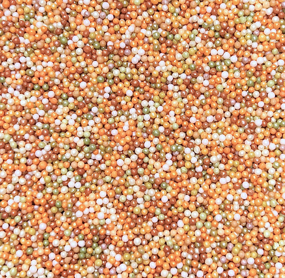 Bulk Nonpareils: Shimmer Pumpkin Patch | www.sprinklebeesweet.com