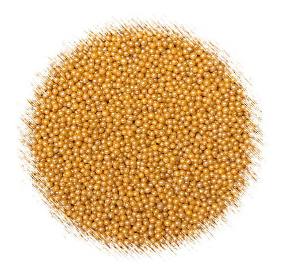 Shimmer Pure Gold Nonpareils | www.sprinklebeesweet.com