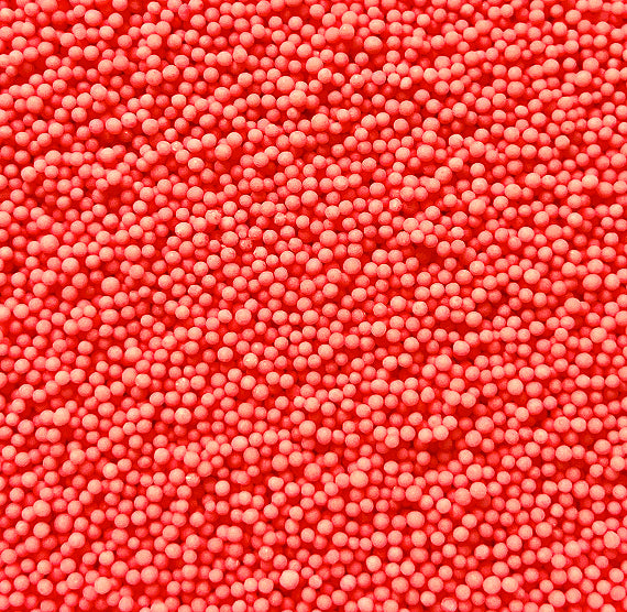 Coral Red Nonpareils | www.sprinklebeesweet.com
