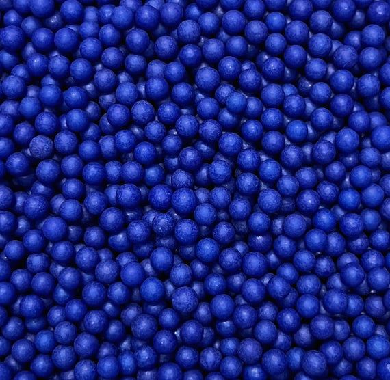 Royal Blue Sugar Pearls: 3mm | www.sprinklebeesweet.com