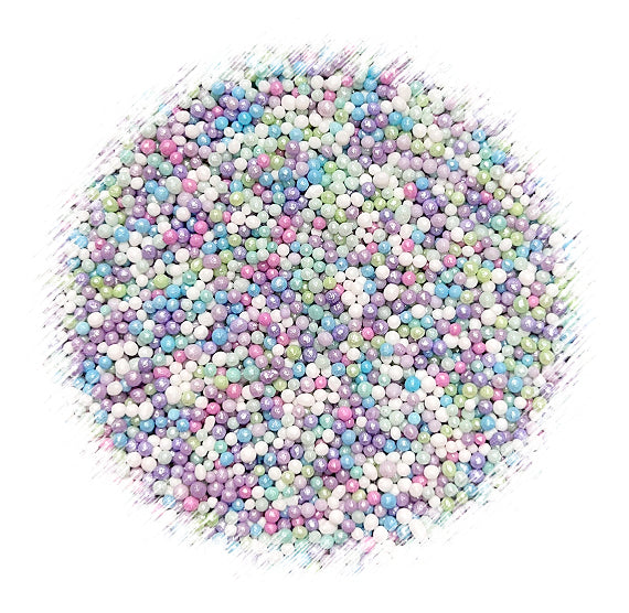 Sea Mist Nonpareils Mix | www.sprinklebeesweet.com