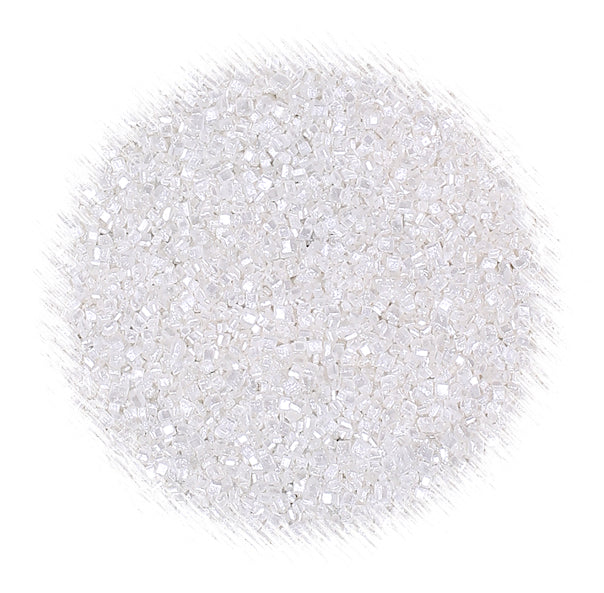 Shimmer White Sparkling Sugar | www.sprinklebeesweet.com