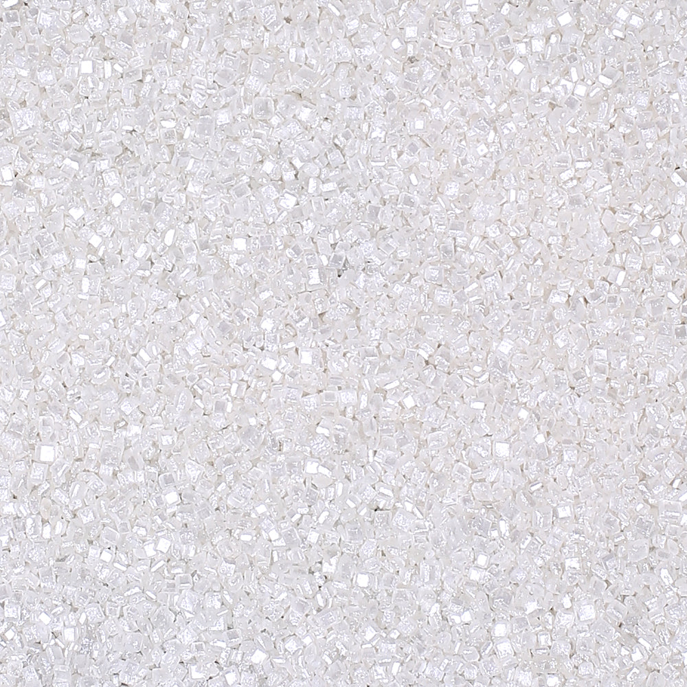 Shimmer White Sparkling Sugar | www.sprinklebeesweet.com