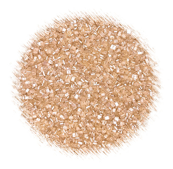 Shimmer Sparkling Sugar: Champagne Gold | www.sprinklebeesweet.com