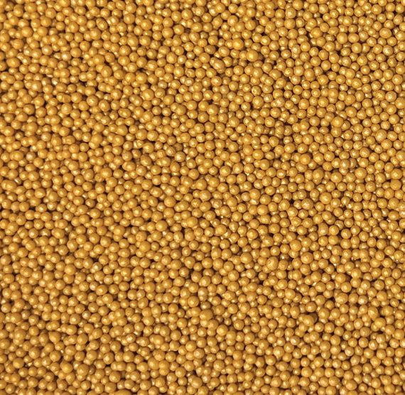 Shimmer Classic Gold Nonpareils | www.sprinklebeesweet.com