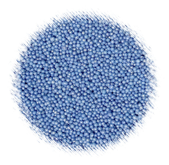 Shimmer Cornflower Blue Nonpareils | www.sprinklebeesweet.com