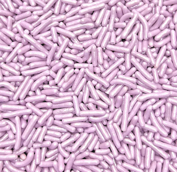 Shimmer Light Purple Jimmies | www.sprinklebeesweet.com