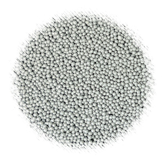 Shimmer Light Silver Nonpareils | www.sprinklebeesweet.com