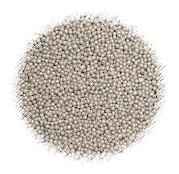 Shimmer Nonpareils: Light Taupe | www.sprinklebeesweet.com