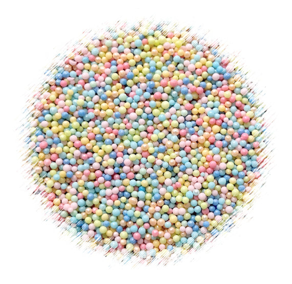 Shimmer Pastel Summer Dreams Nonpareils Mix | www.sprinklebeesweet.com