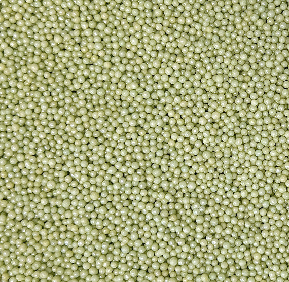 Shimmer Sage Green Nonpareils | www.sprinklebeesweet.com