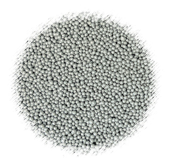 Shimmer Silver Nonpareils | www.sprinklebeesweet.com