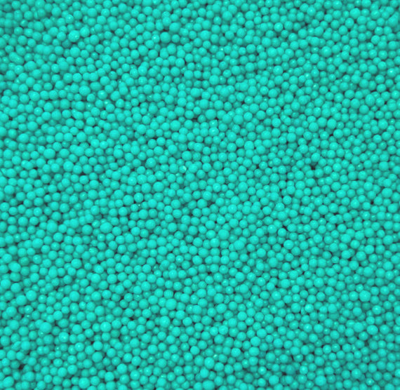 Soft Teal Nonpareils | www.sprinklebeesweet.com